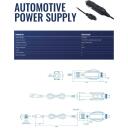 Teltonika Блок питания PR2AM20M, 9-30 VDC, 12/24 VDC разъем, 4-pin, 2A, с предохранителем