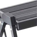 Folding step bench StepFix / steel / 2 steps / black  034410001
