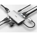 D-Link dokkimisjaam DUB-M810, 8-in-1, 4K HDMI, Gigabit Ethernet, USB 3.0, USB-C koos toite&uuml;lekandega, SD/microSD kaardilugeja