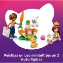 Lego Konstruktors 42679, 161 gab., 2 minilellītes, 2 zaķi, burkānu piederumi