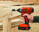 18V HD + smūginis suktuvas + 2x1,5 Ah + S.SB BCK21S2S-QW BLACK DECKER