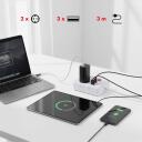 Maclean pagarinātājs MCE388 W, 2500W, 3m, 2x F, 3x USB A, balts, slēdzis, iek&scaron;telpām