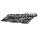 A4Tech Klaviatūra KV-300H A4TKLA39976, 43.6cm, 12.4cm, 2.2cm, USB, membrāna, 2 USB porti, ergonomisks dizains