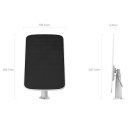 Ezviz CMT CS-CMTSolar 6.8W Saules Panelis 1090mA 6V Tips E Atbalstītajām Drošības Kamerām Baltā