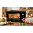 Esperanza Mini cepe&scaron;krāsns EKO007N, 10 L, 800 W, melna, mehāniskais taimeris, 250 &deg;C, 0.9 m vads, stikla durvis