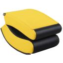 Subsonic Kiiktool SA5610-B1, 40cm, 125-165cm, 10kg, must, kollane, s&uuml;nteetiline nahk, kiikumise funktsioon