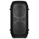 Nešiojamas Bluetooth garsiakalbis 100 W galios su TWS ryšiu FM radiju USB ir microSD palaikymu LED ekranu ir 4400 mAh baterija PS-800 Juodas SV-021511 SVEN
