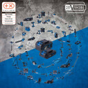 Аккумуляторная угловая шлифмашина C-AG125-X Set L, Scheppach, 5909250400, 20 В, &Oslash; 125 мм, M14, 3 кг