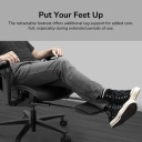 Игровое кресло с сетчатым сиденьем и спинкой 3D регулируемые подлокотники регулируемый подголовник и выдвижная подставка для ног до 120 кг Speeder Чёрный CGR-SPD-GRB COUGAR