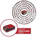 Einhell Power-X-Change Plus Aku 4511627, 18V, 4Ah, IP57, kompaktne, aku laadimise indikaator