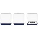 Mercusys kodu v&otilde;rgu s&uuml;steem Halo H50G (3-pakendis), 802.11ac, 1300+600 Mbit/s, 3x Etherneti porti, MU-MIMO, Mesh tugi