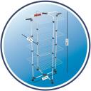 Vileda riidekuivati Mixer 4 157237, 40m, 169cm, teras, vertikaalne, kokkupandav, rattad