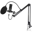 Easypix My Studio Podcast 62021, 36dB, 20-20000Hz, 32&Omega;, USB Type-A, rinkinys: mikrofonas, garso filtras, ausinės, stovas