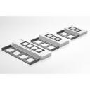 Sonoff L&uuml;liti raam M5 80 kahekordne M5-2C-80-F, 157x86x14.8mm, tulekindel PC V0, &uuml;hilduv M5-80 l&uuml;lititega