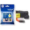 Brother Tinte Kārtridžs LC521Y, 500 lappuses, dzeltena, oriģināls, 1 iepakojums