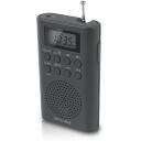 Muse Portatīvais radio M-03R, 2xAAA, FM 20 iepriek&scaron; iestatītas stacijas, LCD displejs, modinātājs, miega taimeris
