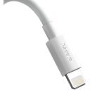 Baseus Andmekabel USB Lightning MODEL TZCALZJ-02, 150cm, 2x2.4A, Apple Lightning, USB Type A, valge