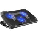 Natec Klēpjdatora dzesē&scaron;anas paliktnis Oriole NPL-1926, 43.9 cm, 3 ventilatori, USB 5V, zila apgaismojums