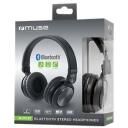 Muse Austiņas M-276BT, Bluetooth 4.2, 10h atskaņo&scaron;ana, 32&Omega;, 4cm skaļrunis, 108dB, melnas, 1x USB, 1x Aux