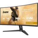 Iiyama G-MASTER GCB3486WQSCP-B1 LCD monitor, 86.4 cm, 3440 x 1440, 240 Hz, 0.4 ms, KVM, FreeSync Premium