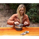 Salokāms katls DETOUR Stainless Steel Collapsible Pouring Pot 1,8L, Beluga Black, 9327868160822 SEA TO SUMMIT