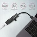 Axagon USB centras HMA-GL3A 3 USB 3.2 prievadai, 1 RJ45, 0.2 m