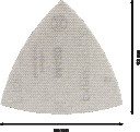 Ekspertu slīpē&scaron;anas tīkls M480, efektīva putekļu kontrole, 93x93 mm, 100 grauds, 5 gab., 2608900717, BOSCH
