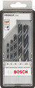 5 urbju komplekts kokam Robust Line 4/5/6/8/10mm, Urbjma&scaron;īnām/skrūvgriežiem PRO WOOD SPIRĀLURBJU KOMPLEKTS, 2607010527, BOSCH
