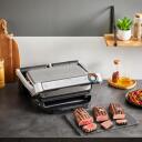 Tefal Elektrinis grilis GC718D10, 2000 W, nerūdijančio plieno/juodas, 600 cm&sup2;, 6 automatinės programos