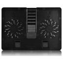 Deepcool U-Pal s&uuml;learvuti alus, DP-N214A5-UPAL, 2x140mm, 1000 RPM, 92.22 cfm, USB 3.0, must