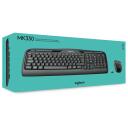 Logitech Juhtmevaba klaviatuuri ja hiire komplekt 920-003989, 10m, 1000dpi, 11 multimeedia nuppu, 4 programmeeritavat F-nuppu