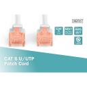 Digitus patch kabelis DK-1617-010, 1m, CAT 6, RJ-45, halogēnu brīvs, PoE+ gatavs, minimizēta NEXT, kinks aizsardzība
