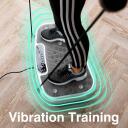 Bodi-Tek Vibrācijas plāksnes trenažieris BT-VIBE-EU, Pelēka, 10 masāžas režīmi, tīkls, vibromasāža