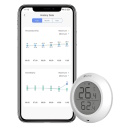 Ezviz T51C CS-T51C Viedā Mājas Temperatūras un Mitruma Sensors 1.8'' Liels LCD A3 Vārtiem Balts