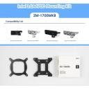 Zalman ZM-1700MKB, Intel paigalduskomplekt, &uuml;hilduvus: Reserator5 Z24 BLACK, tagaplaat x1, pumba Intel hoidja x2