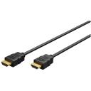 Goobay HDMI kabelis 60627, 15 m, 4K60Hz, melns, HDMI - vīrie&scaron;u, Ethernet atbalsts