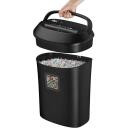 Tracer FileCrusher dokumentu &scaron;ķēlējs TRANIS47632, 72dB, 25L, 12 lapas, 4x40mm, krustveida &scaron;ķēlē&scaron;ana, melns