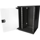 Digitus Seinale paigaldatav korpus 254 mm, DN-10-09U-B, 31.2 cm, 30 cm, 46.4 cm, 1 punkt lukustus