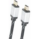Gembird HDMI-HDMI kabelis 5m CCB-HDMIL-5M, 4K UHD 30Hz, auksiniai jungtys, patvarus, Ethernet