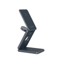 Компактное складное беспроводное зарядное устройство с быстрой зарядкой 15 Вт и функцией 3 в 1 OnCharge 309 Metal CNS-WCS309M CANYON