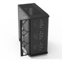 Zalman Z10 DUO arvutikorpus ZM-IF120 x4, 2x2,5'', 2x3,5'', 4x120mm ventilaatorit, 1xUSB-C, 2xUSB 3.0, Karastatud klaas