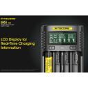 Nitecore Įkroviklis UMS4, 4 lizdai, 4000mA, 3000mA, LCD ekranas, IMR/Li-ion/LiFePO4, NiMH/NiCd, 0.256kg