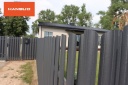 Профилированные металлические штакеты Polo PMx2 RAL7016 (матовый cерый антрацит) POLO_PMx2_RAL7016