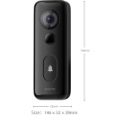 Vieds video zvans ar durvju kameru Xiaomi Smart Doorbell 3S White BHR7068GL Xiaomi