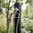 Ūdens sadalītājs ar spiediena regulatoru, FISKARS, 1070578, 3 veidi, universāls savienotājs