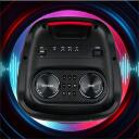Manta Bevadu skaļrunis SPK0805B140, 140 W, 2 x Mikrofons, AUX, USB, Akumulators, Bluetooth, LED apgaismojums