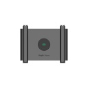 Ruijie RG-EW300N | 300 Mbps Wi-Fi 4 (802.11n) Smart Wireless Router &mdash; 2.4 GHz Band, 5 dBi Antennas, Sleek Black Design