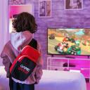 Subsonic Ceļojumu soma Nintendo Switch SA5714, Sarkans / melns, Siksna, Nintendo Switch, Switch OLED, Switch Lite aizsardzība