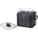 Jata Friteerija FR5600, 1,3L, 1000W, metall, silikoon, reguleeritav termostaat, klaasist kaas, &otilde;lifilter