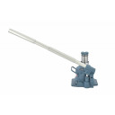 Zema profila 20T hidrauliskais pudeles pacēlājs, pacel&scaron;anas diapazons 150-245 mm, AW19998BL, AWTOOLS